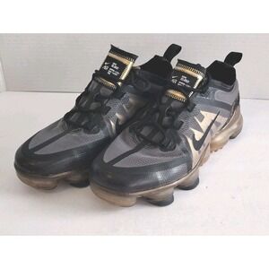 Nike Air VaporMax 2018 GS Black Metallic Gold AJ2616-004 Youth 5.5 Shoes Sneaker